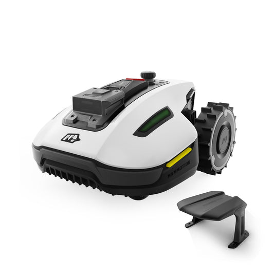 Mammotion YUKA Mini 700 robotic lawnmower with garage – Wireless lawn mowing with AI navigation & NetRTK+ vision system